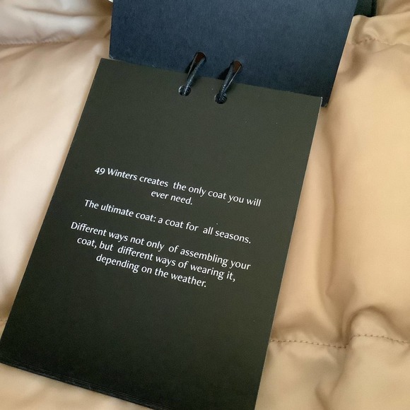 49 Winters Metallic Boxy Hooded Down Puffer Jacket 3 Large NWT $515 - Picture 11 of 11